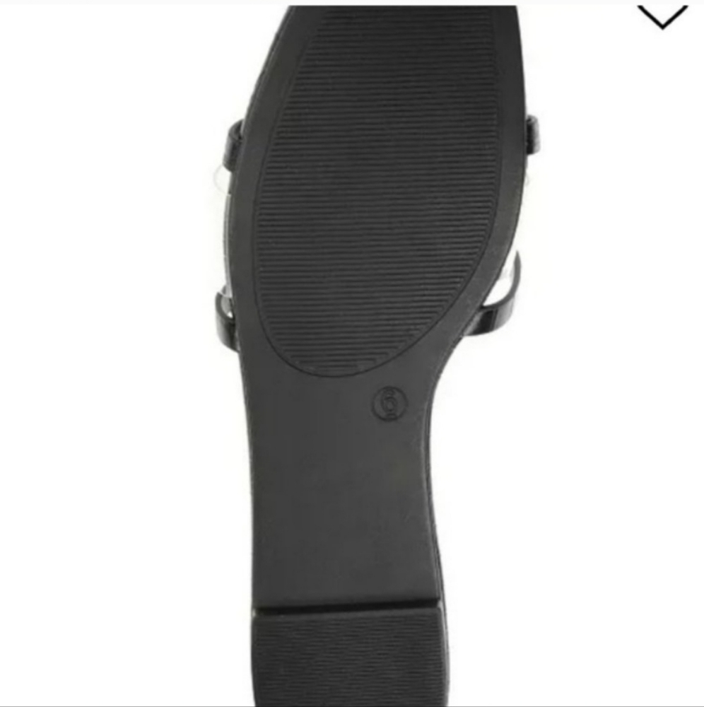 Journee Collection Ramira Slide Sandals Black 7.5 - Picture 4 of 8